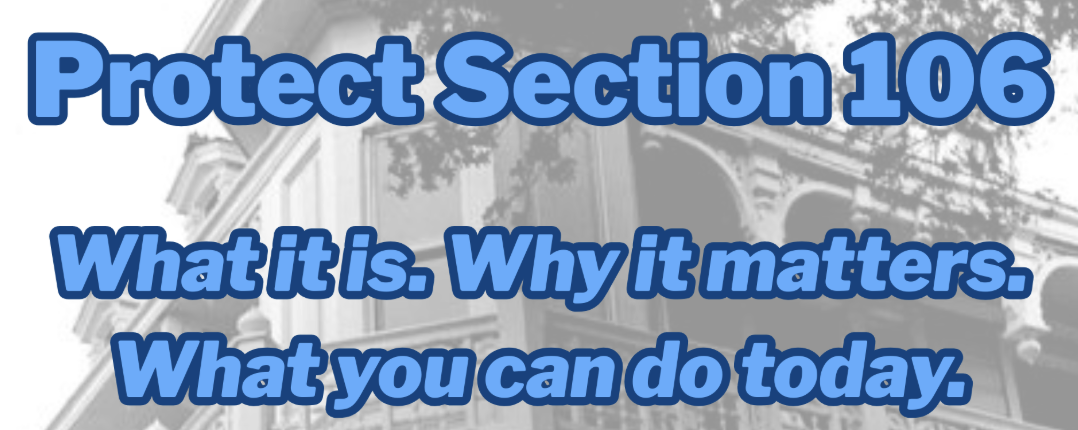 Protect Section 106